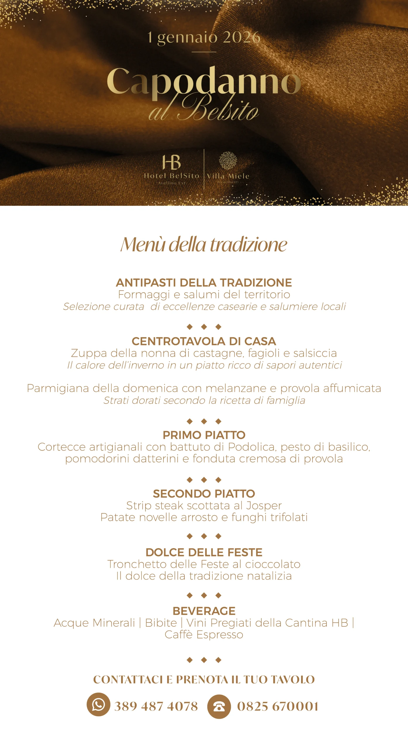 Pranzo 1 Gennaio 2026