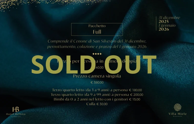 pacchetto full sold out